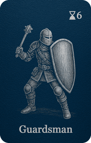 Blue Guardsman unit card